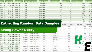 Use Power Query to Extract Random Data Samples