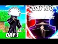 I Played Minecraft Jujutsu Kaisen As GOJO SATORU For 100 DAYS… This Is What Happened