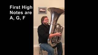 ETTH - Tuba - First High Notes are A, G, F