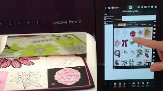 PFAFF creative icon 2 How to Delete an Embroidery Design Off the Screen