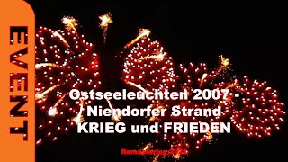 Ostseeleuchten 2007 - Niendorfer Strand  -  KRIEG und FRIEDEN