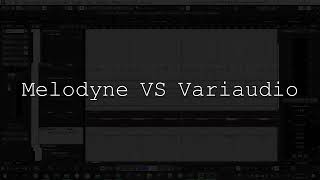 오토튠의 시대는 끝났다. Melodyne VS VariAudio (멜로다인 VS 배리오디오)