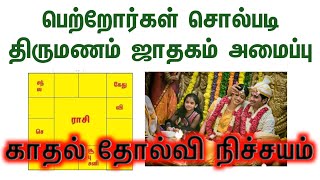 பெற்றோர்கள் சொல்படி திருமணம் ஜாதகம் அமைப்பு / Arrange Marriage horoscope in Tamil