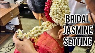 Easy bridal mullappu setting for Kerala bride