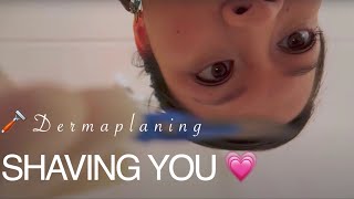 ASMR Shaving Your Face ~ UNISEX ~ Facial Dermaplaning