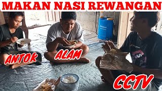 Antok Blitar Makan nasi Rewang sama Alam \u0026 cctv || ibu rewang