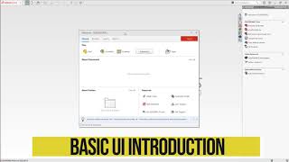 Solidworks 2020 Basic user interface and tools for beginners tutorial