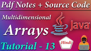 Multidimensional Arrays (2D, 3D) in JAVA || JAVA Tutorial in Hindi #13 || Death Code