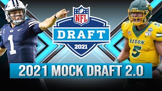 6 QUARTERBACKS IN THE 1ST ROUND!!?? | 2021 NFL Mock Draft 2.0