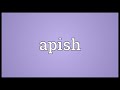 apish meaning