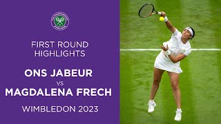 Ons With Classy Display | Ons Jabeur vs Magdalena Frech | First Round Highlights | Wimbledon 2023