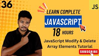 JavaScript Modify & Delete Array Elements Tutorial