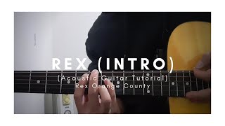 DETAILED Guitar Tutorial on How to Play REX (INTRO) - REX ORANGE COUNTY (Guitar Tutorial)