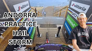 ANDORRA WORLDS PRACTICE - HAIL STORM