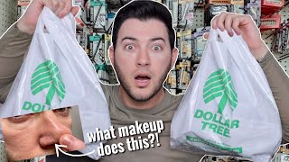 I bought EVERY piece of makeup at Dollar Tree... help me