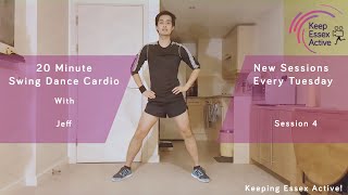 20 Minute Swing Dance Cardio Session | Work Out with Jeff | Session 4