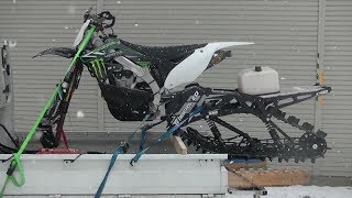 Timbersled ARO 120LE snowbike shakedown ride