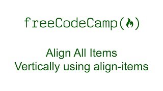 CSS Grid - Align All Items Vertically using align-items - Free Code Camp