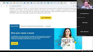 Webinar about EURAXESS Career Development tools, 25 Oct 2023