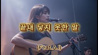 끝내 닿지 못한 말(Feat.A.I)기타와 목소리로 전하는 감성의 이야기