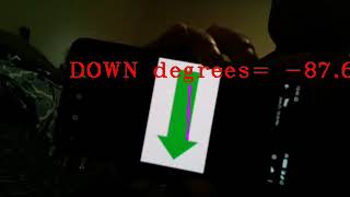 Arrow orientation tracking using opencv