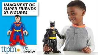 Imaginext DC Super Friends Batman + Superman XL from Fisher-Price Review | Superhero Action Figures