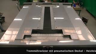 Trommeltrockner mit pneumatischem Deckel  54 KW