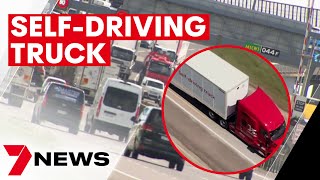 Driverless truck to travel on Melbourne roads in Australian-first trial  | 7NEWS