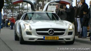 New Mercedes-Benz SLS AMG LOUD revving sound!!