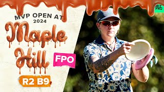 2024 MVP Open | FPO R2B9 | Gannon, Klein, Hansen, Tattar | Jomez Disc Golf