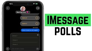 How To Create A Poll In iMessage | Group Chat Polls