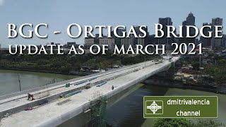 BGC - Ortigas Bridge update as of March 2021