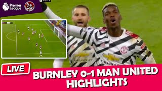 Pogba Sends Manchester United Top | Burnley 0-1 Manchester United EPL Highlights