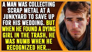 A MAN WAS COLLECTING SCRAP METAL AT A JUNKYARD TO SAVE UP FOR HIS WEDDING. IN THE TRASH, HE FOUND...