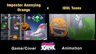 VS Impostor Annoying Orange “EJECTED” | Among Us x Come Learn With Pibby x FNF Animation x GAME