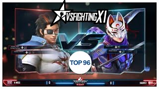 K Wiss vs Hauntz Top 96 VS Fighting XI 2023 Tekken 7