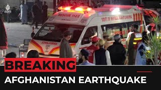 Powerful earthquake felt in Afghanistan, Pakistan, India