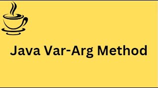 Java Tutorial | Var-Arg Method