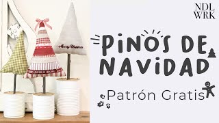 Pinos de Navidad de Patchwork *Foundation Paper Piecing* 3 Tamaños (PATRÓN GRATIS)