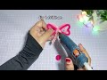 bow 🎀 fuzzy wire keychain making pipe cleaner keychain