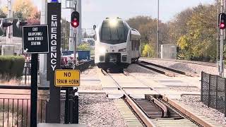 TEXRAIL arriving at grapevine main Street station! ￼