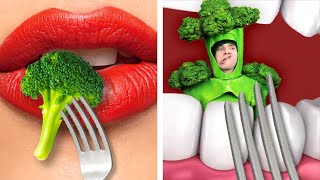 IF FOOD WERE PEOPLE || If Objects Were People! Funny Food Situations by Kaboom!