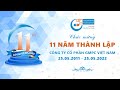 Kỷ niệm 11 năm thành lập công ty cổ phần GMPC Việt Nam