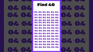 Find odd number challenge #trivia #eyetest #seek #maths #mathematics #numbergame #brainteasers