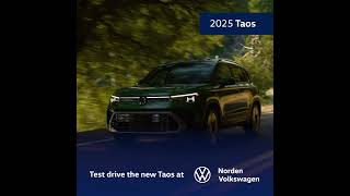 The New 2025 Taos | Norden Volkswagen