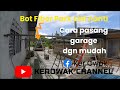 DIY Cara buat garaj kereta simple , Selit Sekali Tempat Letak Bot Fiber (Timelapse) #V38