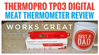 Review ThermoPro TP03 Digital Instant Read Meat Thermometer with Backlight Display