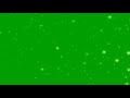 4k glitter star free green screen effect