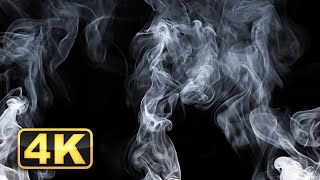 1 Hour of Soothing Smoke in 4K | Relaxing Ambient Background | Meditation & Sleep Music