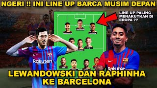 LEWANDOWSKI KE BARCELONA Ngerinya Line Up Barcelona Musim Depan !!